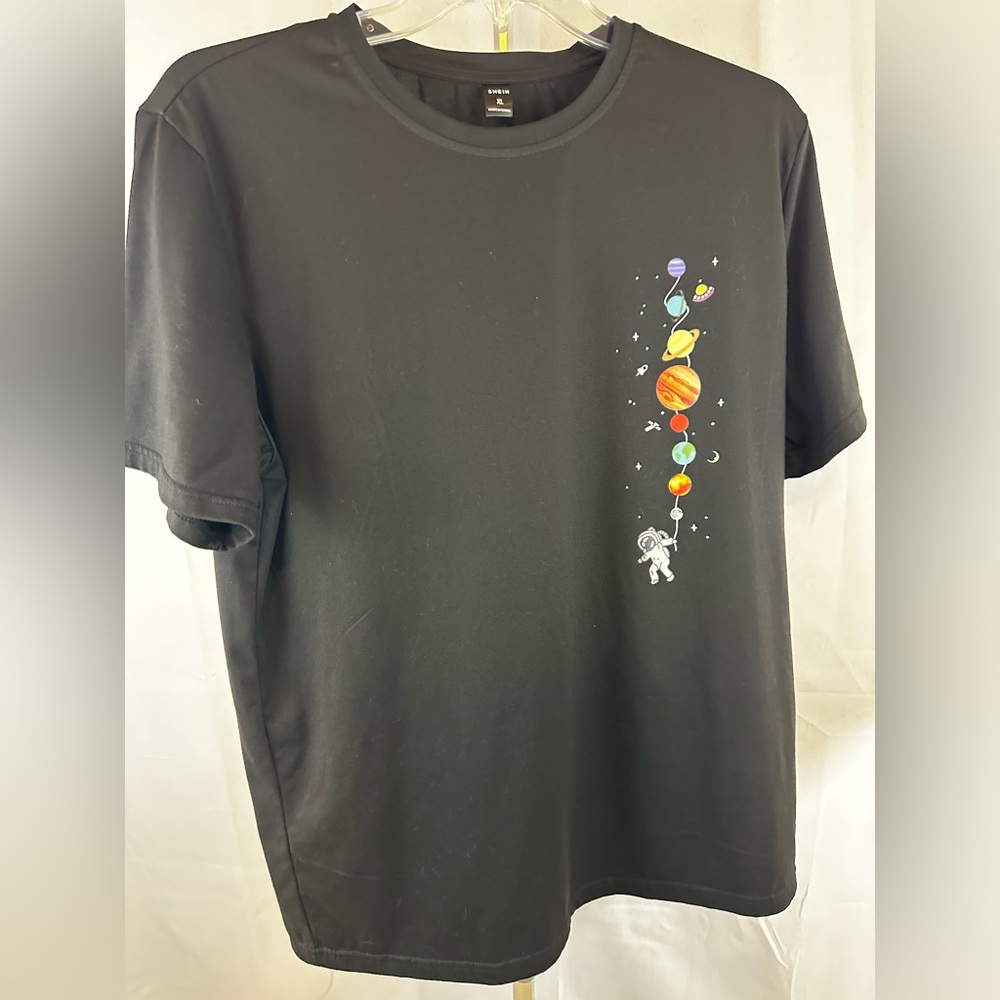 Shein Space tee. Really nice looking. New without tags. Size XL. Nice graphics.